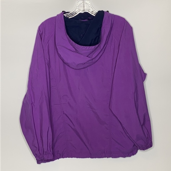 Vintage Columbia Purple Anorak Pullover Hooded Jacket Medium - Picture 2 of 14
